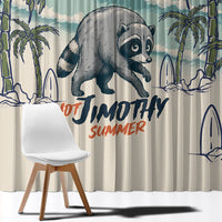 Hot Jimothy Summer Retro Style Window Curtain