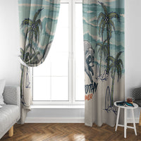 Hot Jimothy Summer Retro Style Window Curtain