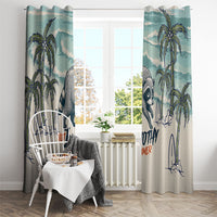 Hot Jimothy Summer Retro Style Window Curtain