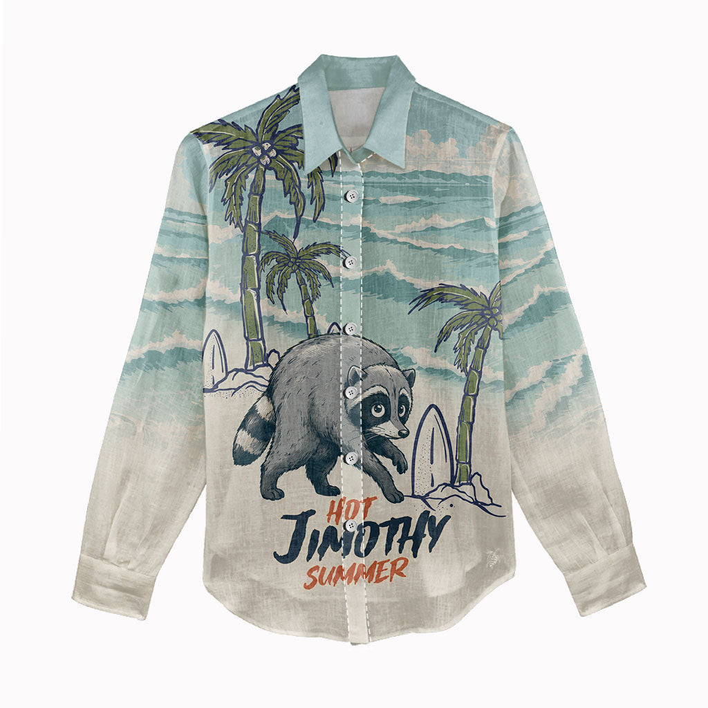 Hot Jimothy Summer Retro Style Women Casual Shirt