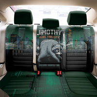 Raccoon Jimothy Runs This City Back Car Seat Cover