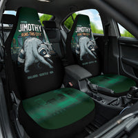 Raccoon Jimothy Runs This City Car Seat Cover