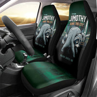 Raccoon Jimothy Runs This City Car Seat Cover