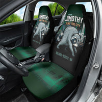 Raccoon Jimothy Runs This City Car Seat Cover
