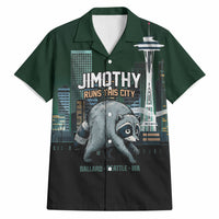 Raccoon Jimothy Runs This City Hawaiian Shirt