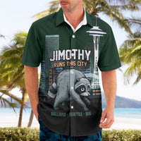 Raccoon Jimothy Runs This City Hawaiian Shirt