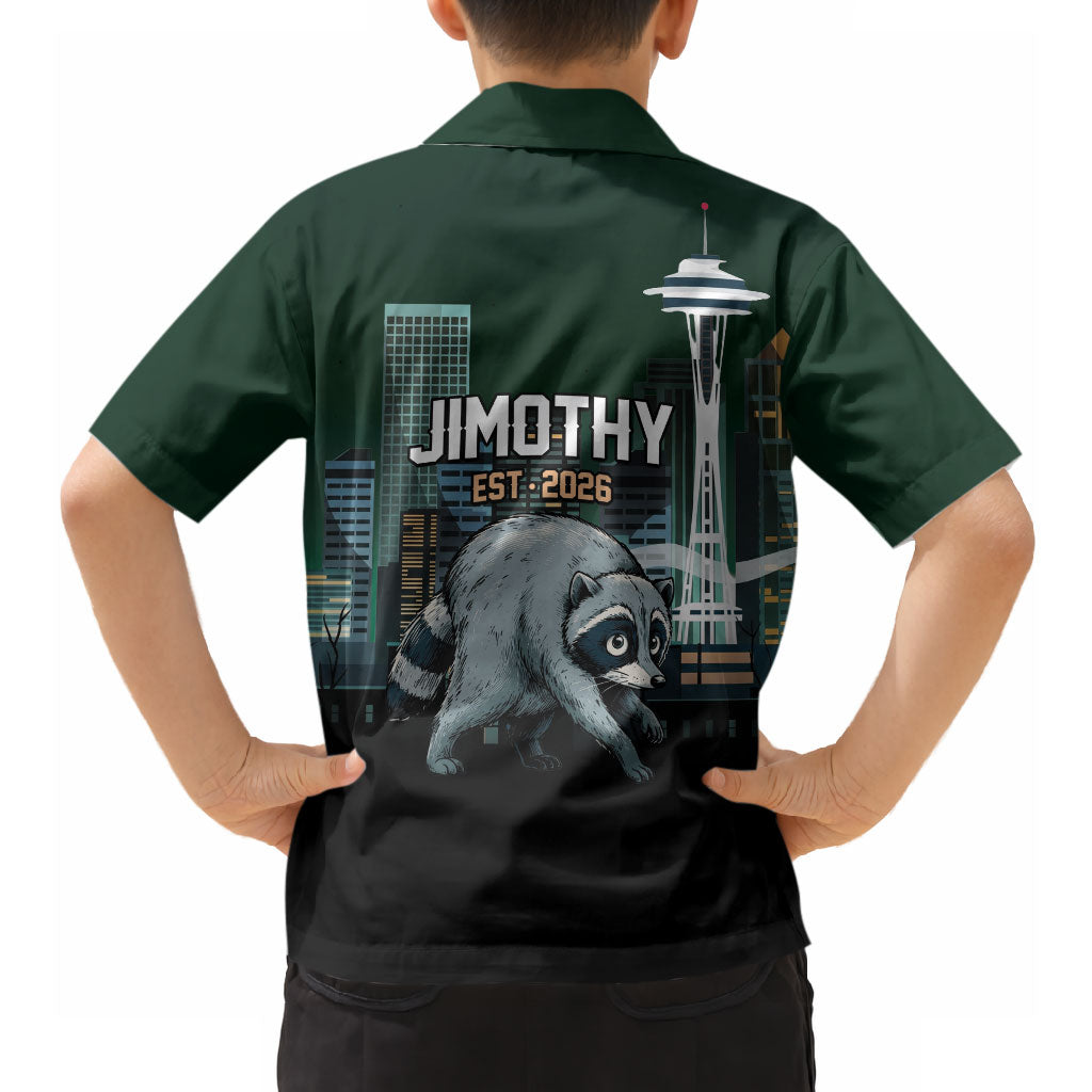 Raccoon Jimothy Runs This City Hawaiian Shirt