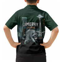 Raccoon Jimothy Runs This City Hawaiian Shirt