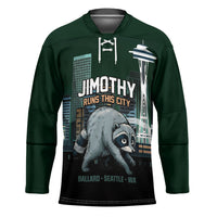 Raccoon Jimothy Runs This City Hockey Jersey