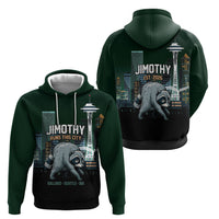 Raccoon Jimothy Runs This City Hoodie