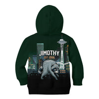Raccoon Jimothy Runs This City Kid Hoodie