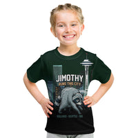 Raccoon Jimothy Runs This City Kid T Shirt