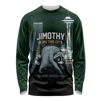 Raccoon Jimothy Runs This City Long Sleeve Shirt