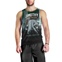 Raccoon Jimothy Runs This City Men Tank Top