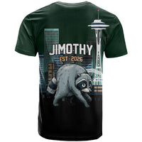 Raccoon Jimothy Runs This City T Shirt