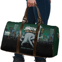 Raccoon Jimothy Runs This City Travel Bag