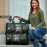 Raccoon Jimothy Runs This City Travel Bag
