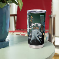 Raccoon Jimothy Runs This City Tumbler Cup