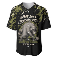 Personalized Raccoon Jimothy Meme Baseball Jersey What Am I Looking At