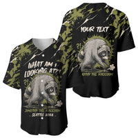 Personalized Raccoon Jimothy Meme Baseball Jersey What Am I Looking At