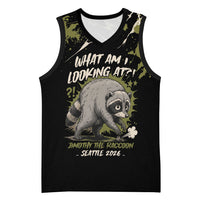 Personalized Raccoon Jimothy Meme Basketball Jersey What Am I Looking At