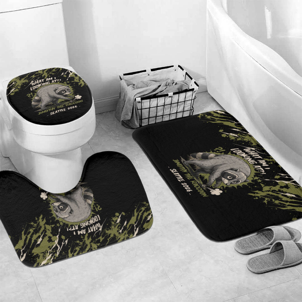 Raccoon Jimothy Meme Bathroom Set What Am I Looking At