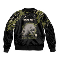 Personalized Raccoon Jimothy Meme Bomber Jacket What Am I Looking At