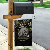 Raccoon Jimothy Meme Garden Flag What Am I Looking At