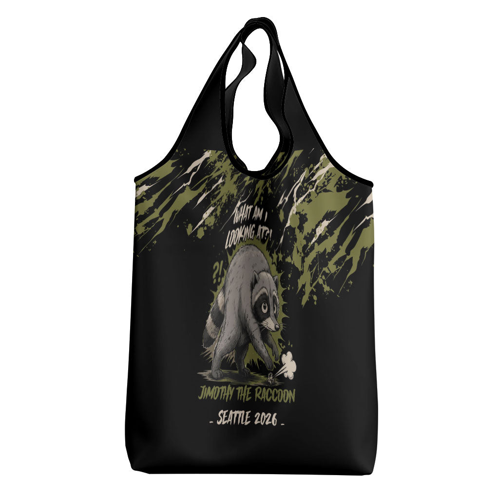 Raccoon Jimothy Meme Grocery Bag What Am I Looking At