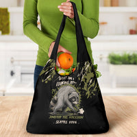 Raccoon Jimothy Meme Grocery Bag What Am I Looking At