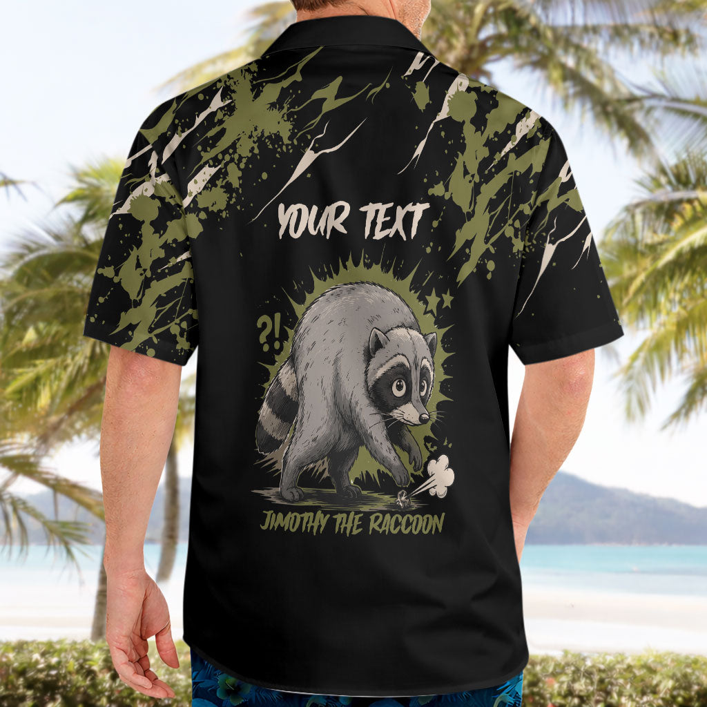 Personalized Raccoon Jimothy Meme Hawaiian Shirt What Am I Looking At