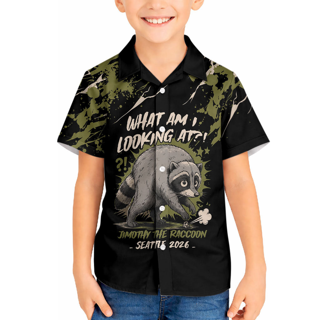 Personalized Raccoon Jimothy Meme Hawaiian Shirt What Am I Looking At