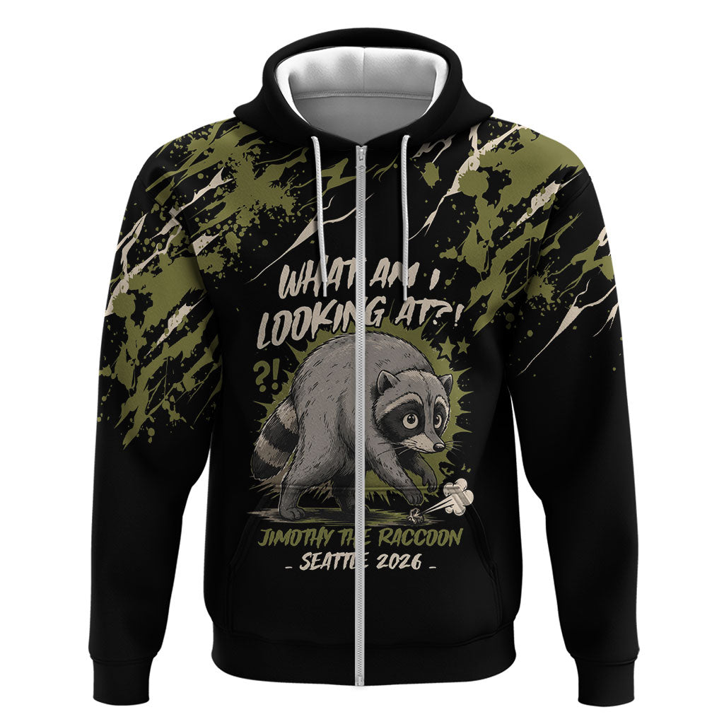 Personalized Raccoon Jimothy Meme Hoodie What Am I Looking At