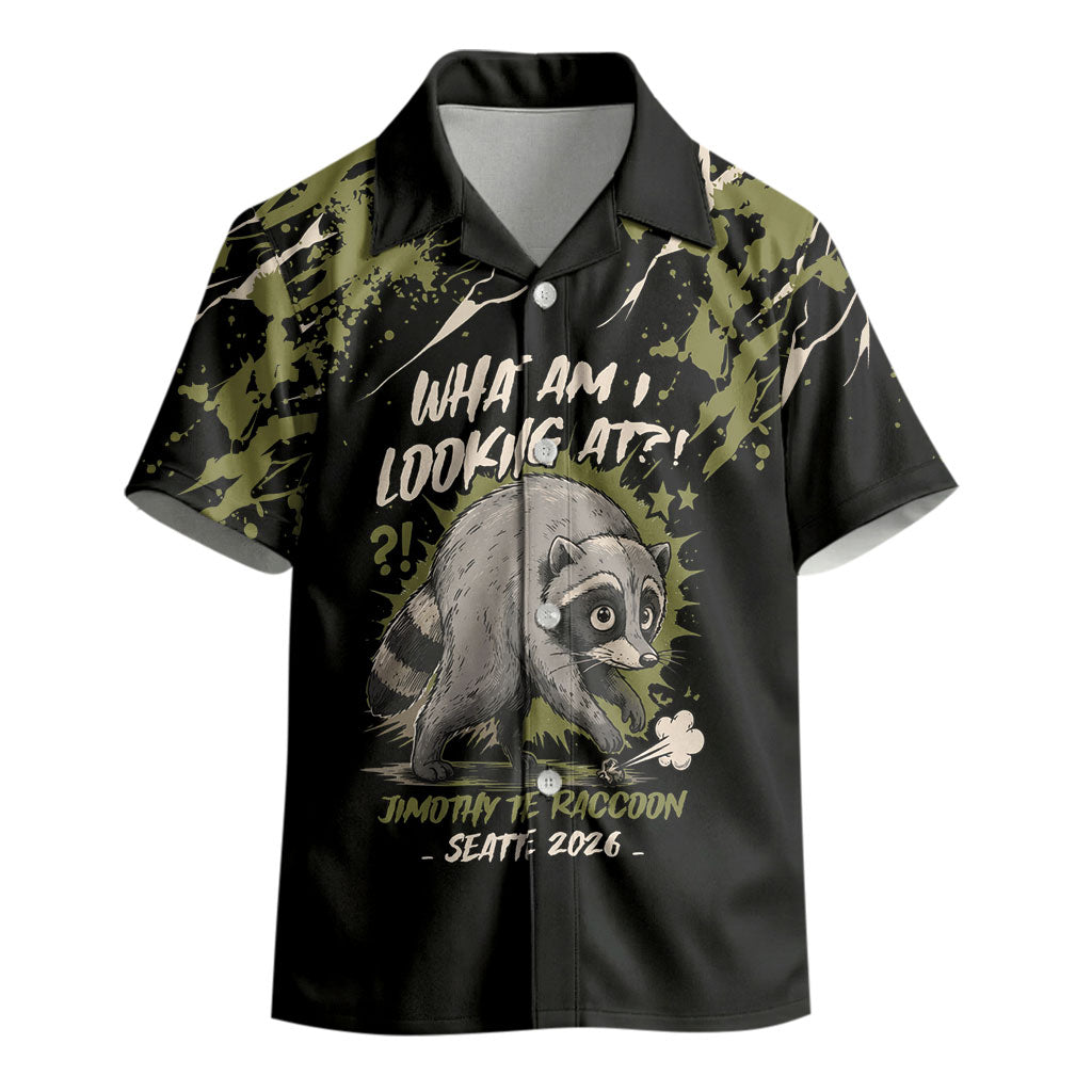 Personalized Raccoon Jimothy Meme Kid Hawaiian Shirt What Am I Looking At
