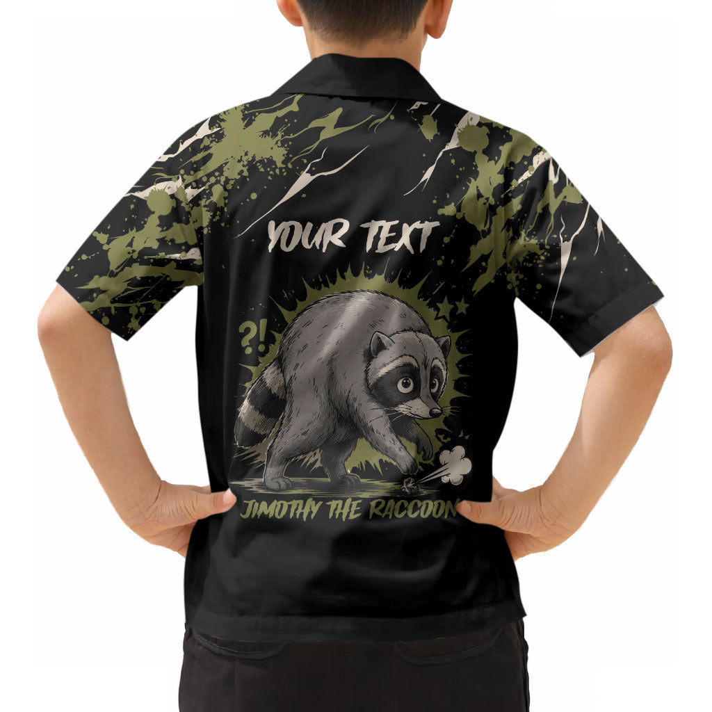 Personalized Raccoon Jimothy Meme Kid Hawaiian Shirt What Am I Looking At