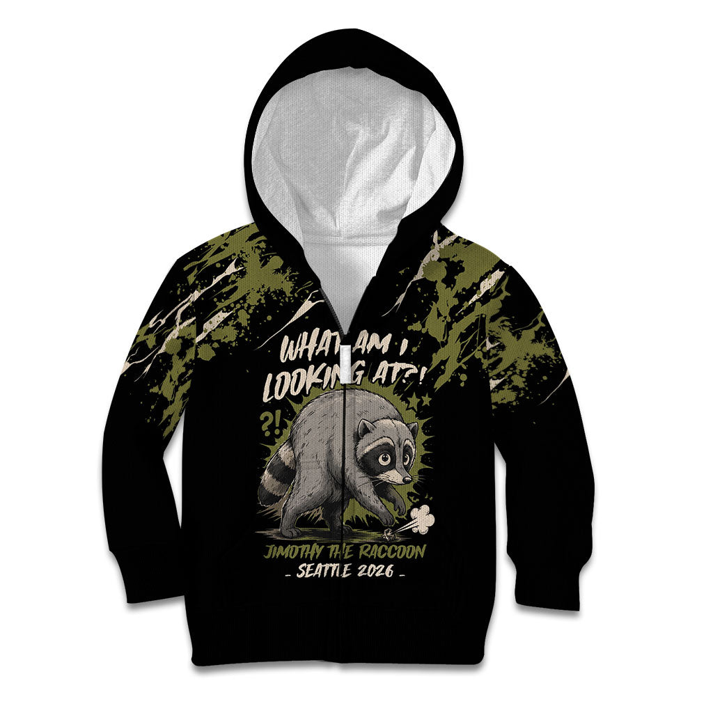 Personalized Raccoon Jimothy Meme Kid Hoodie What Am I Looking At