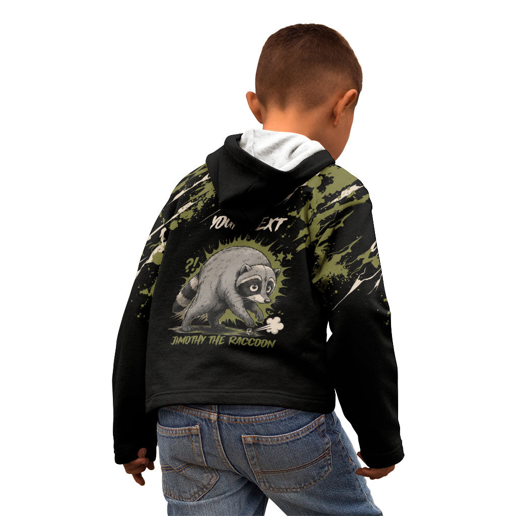Personalized Raccoon Jimothy Meme Kid Hoodie What Am I Looking At