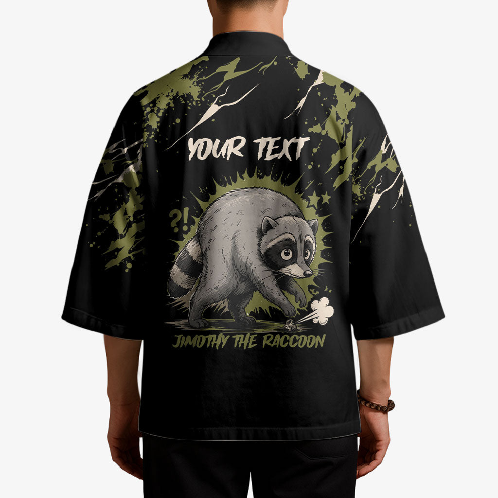 Personalized Raccoon Jimothy Meme Kimono What Am I Looking At