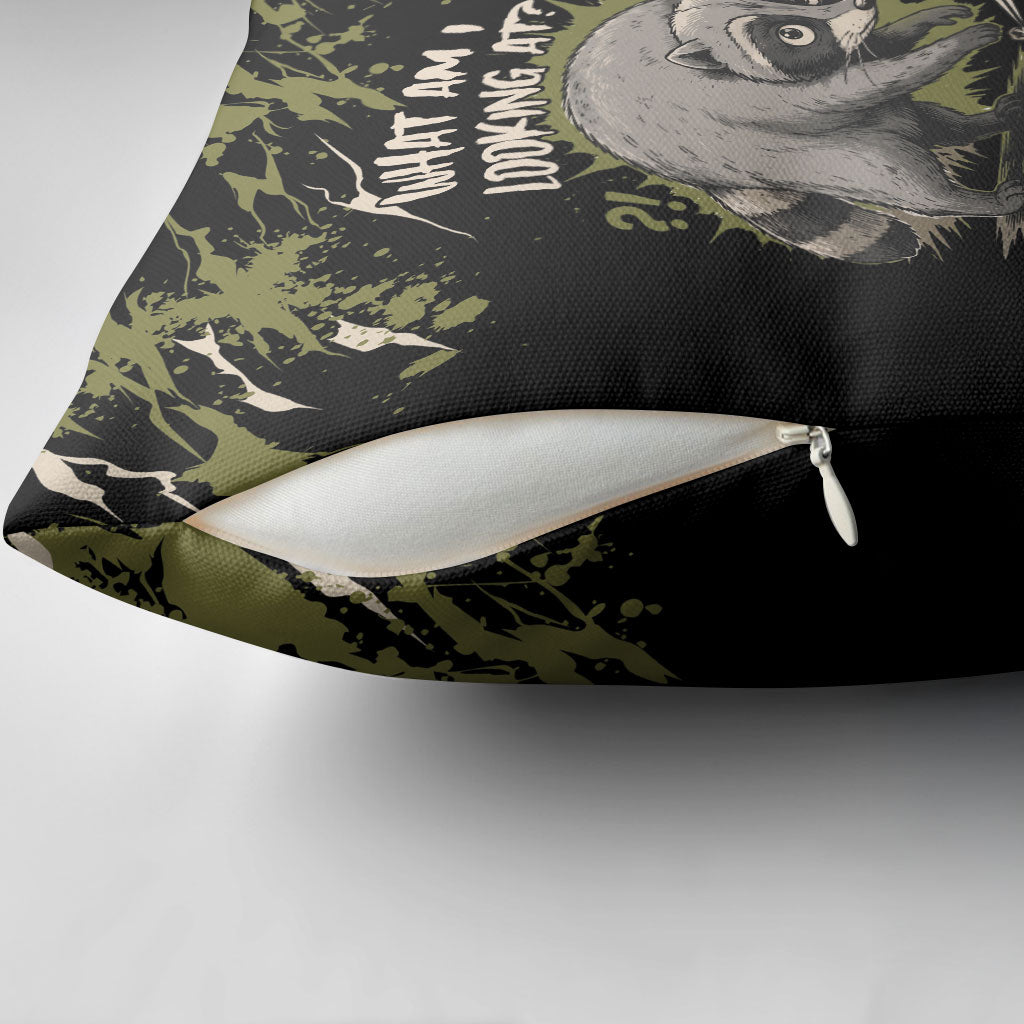 Raccoon Jimothy Meme Pillow Cover What Am I Looking At