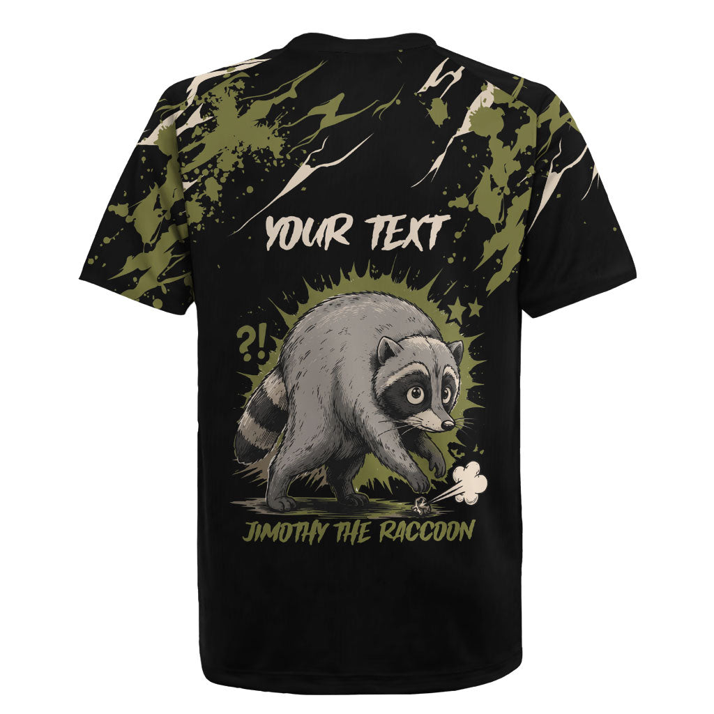 Personalized Raccoon Jimothy Meme Rugby Jersey What Am I Looking At