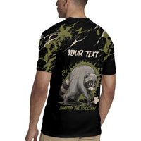 Personalized Raccoon Jimothy Meme Rugby Jersey What Am I Looking At
