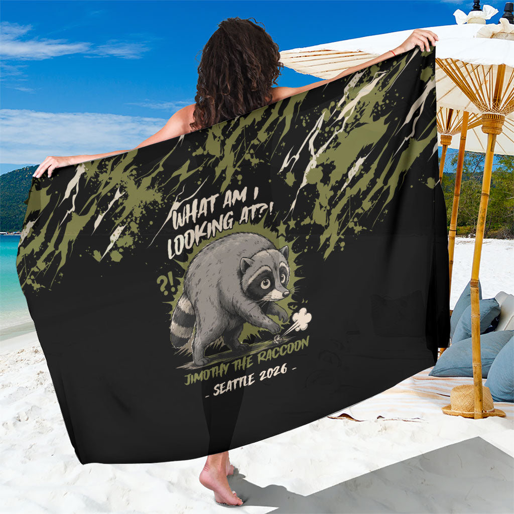 Raccoon Jimothy Meme Sarong What Am I Looking At