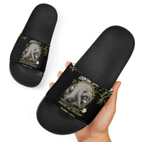 Raccoon Jimothy Meme Slide Sandals What Am I Looking At