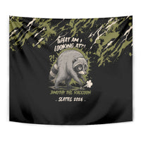 Raccoon Jimothy Meme Tapestry What Am I Looking At