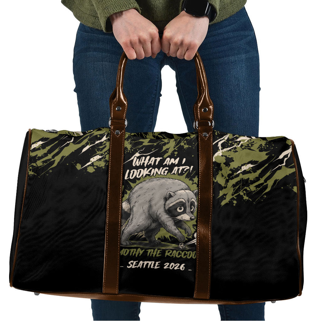 Raccoon Jimothy Meme Travel Bag What Am I Looking At
