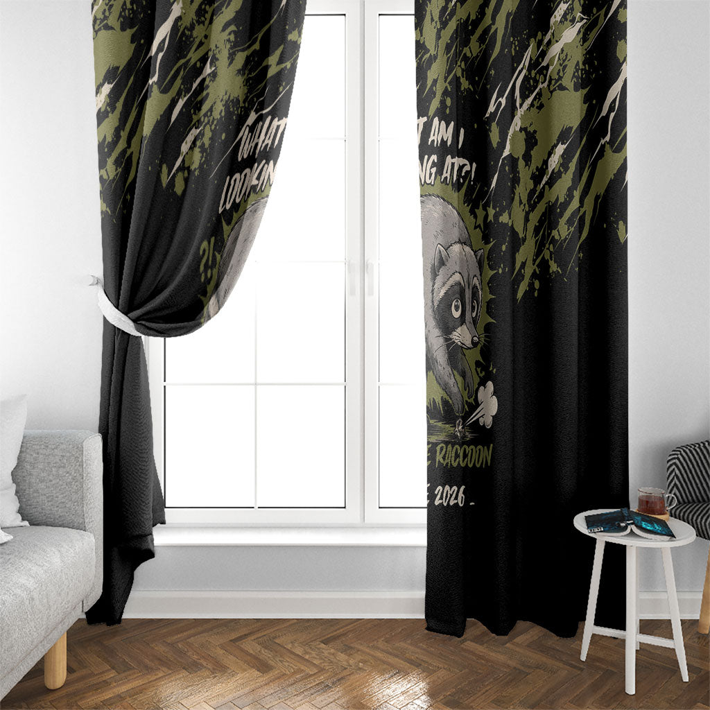 Raccoon Jimothy Meme Window Curtain What Am I Looking At
