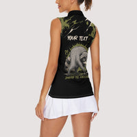 Personalized Raccoon Jimothy Meme Women Sleeveless Polo Shirt What Am I Looking At