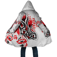 Ukrainian Heritage Tryzub Floral Cloak Ykpaiha Folk Art
