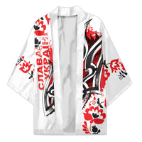 Ukrainian Heritage Tryzub Floral Kimono Ykpaiha Folk Art