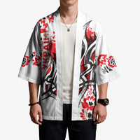Ukrainian Heritage Tryzub Floral Kimono Ykpaiha Folk Art